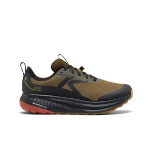 Men's Roam Waterproof Trail Running Shoe | Dark Olive/Burnt Brick