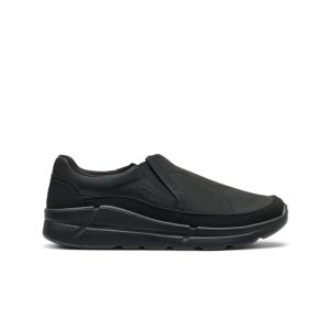 Men's KM2 Leather Slip-On | Black/Black