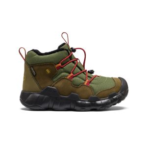 Big Kids' Hypowser Waterproof Chukka | Forest Night/Garnet