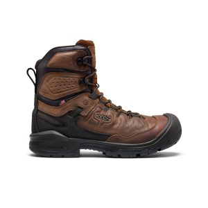 Men's Targhee IV 8 Insulated Waterproof Work Boot (Carbon Toe) | Bison/Black
